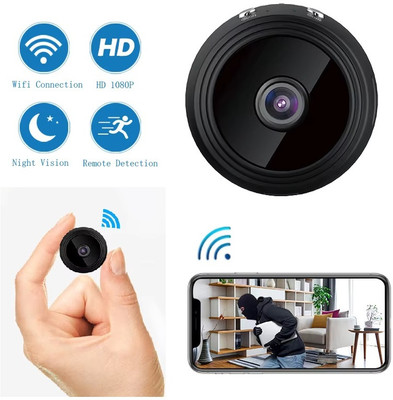 OSQD Spy CCTV Camera 1080P – Hidden WiFi Cam with Long Battery & Audio Security Camera(64 GB, 1 Channel)