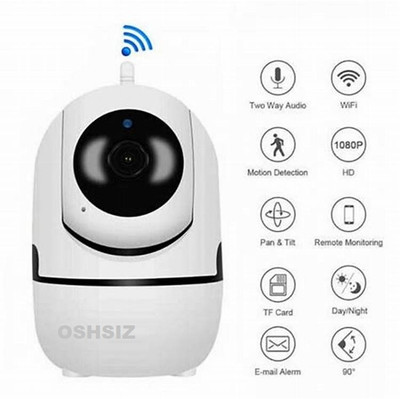 OSHSIZ PTZ Camera Outdoor WiFi Security HD 3MP Network CCTV speed Dome Camera Spy Camera(64 GB, 1 Channel)