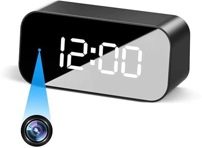 FREDI HD PLUS 4k Wi-Fi IP Table Clock New Intrestinng Feature Security Camera(32 GB, 1 Channel)