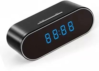 FEERO Digital spy Table Clock Camera WiFi Night Vision 1080p Spy Camera(1 Channel)