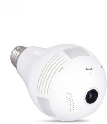 SKY HUB WiFi Bulb Security Camera Wireless Night Vision 360° Panoramic Remote View Spy Camera(128 GB, 1 Channel)