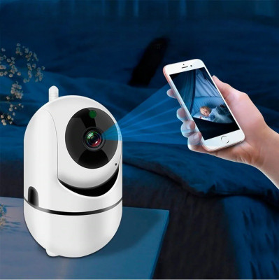 Wifton Auto Tracking Camera IR Night Vision 360 Eyes Security Camera(128 GB, 1 Channel)