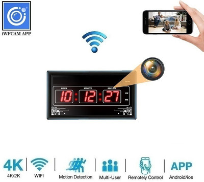 SAFETY NET, SPY CAMERA WiFi 1080P Audio Video Recording Watch Live 24 Hours Indoor Security Camera(32 GB, 1 Channel)