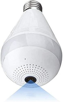 Inext Panoramic Bulb Camera Motion Alert Night Vision SD Card Support 2-way Audio Security Camera(1 Channel)