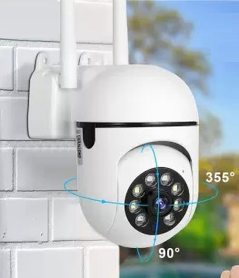SKY HUB Wifi HD PTZ V380 Pro Outdoor Camera 1080p Colour Night Vision Ip66 CCTV Camera Security Camera(128 GB, 1 Channel)