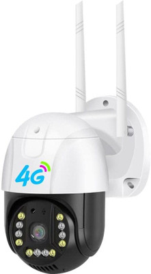 IC PLUS 4G 5MP PTZ Sim Camera with Live View Two Way Intercomm IP 66 Support SD/SIM Card Security Camera(128 GB, 1 Channel)