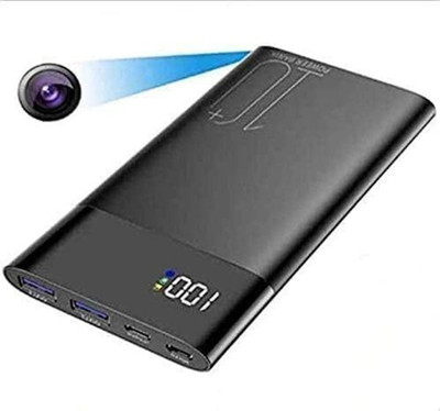SKY HUB Smart 10000mAh Power Bank Camera | 4K WiFi Spy Camera(128 GB, 1 Channel)