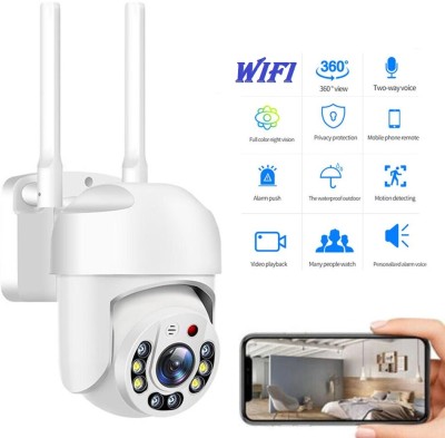 SIOVS CCTV WiFi Wireless ptz Camera 1080p HD Night Vision 360° Live View TwoWay Audio Security Camera(128 GB, 1 Channel)