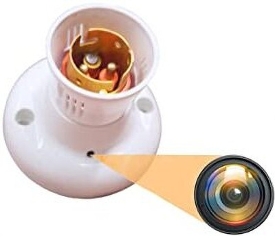 VECTOBOT 4k Spy Wifi Bulb Holder Camera Watch 24 Hours Live Monitoring Ultra Hd Live View Security Camera(128 GB, 1 Channel)