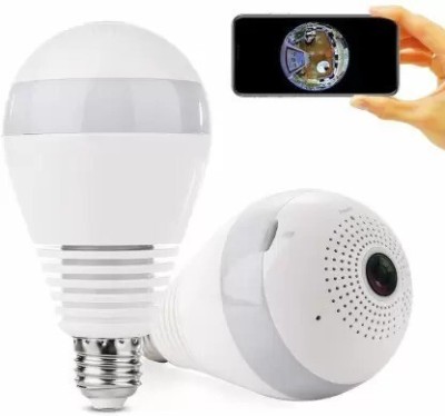 PERAMISYM Light Bulb WiFi Wireless Remote Viewing Spy Camera Remote SmartPhone Monitoring Security Camera(1 Channel)