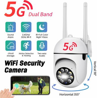 SIOVS PTZ WiFi IR 1080P HD Hidden CCTV Camera Mobile Live View