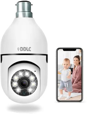 DDLC WiFi1080p Wireless Bulb Shape V380 Pro |Indoor 360° Light Vision 24x7Recording Security Camera(1 Channel)