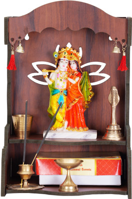 King Decore smart temple modern temple light Engineered Wood Home Temple(Height: 30, DIY(Do-It-Yourself))