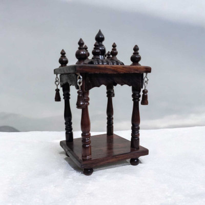 NAJOV Engineered Wood Home Temple(Height: 25, Pre-assembled)