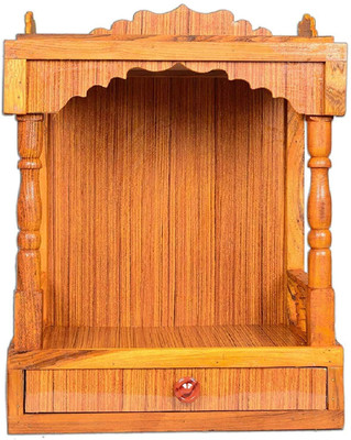 Nivistar Enterprises. Wooden Pooja Stand for Home/Mandir Temple (Height: 52, Pre-assembled) Engineered Wood Home Temple(Height: 32, Knock Down)