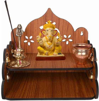 FORKTAIL Engineered Wood Home Temple(Height: 20, DIY(Do-It-Yourself))