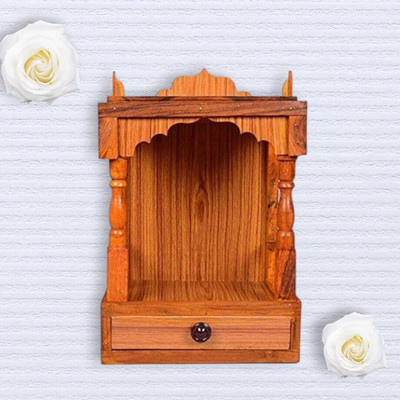 vermajiwooden Engineered Wood Home Temple(Height: 45, Pre-assembled)