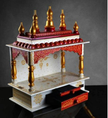 FurniGully Solid Wood Home Temple(Height: 45, DIY(Do-It-Yourself))