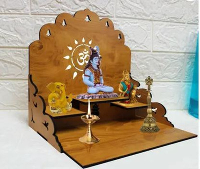 Utkarsh Solid Wood Home Temple(Height: 18, DIY(Do-It-Yourself))