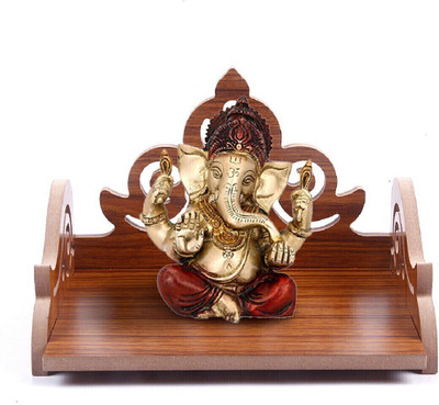 Nexat Office and Home Wall Hanging Hindola Solid Wood Home Temple(Height: 15, DIY(Do-It-Yourself))