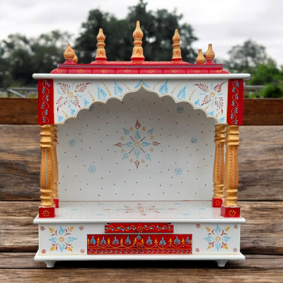 ARINDAMH uro Solid Wood Home Temple(Height: 76, Knock Down)