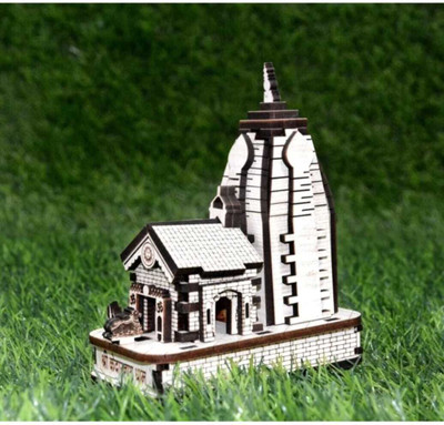 SHATAKAM Solid Wood Home Temple(Height: 7, Pre-assembled)
