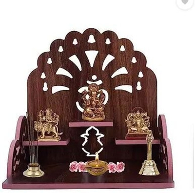 Utkarsh 12nmandie Solid Wood Home Temple(Height: 18, DIY(Do-It-Yourself))