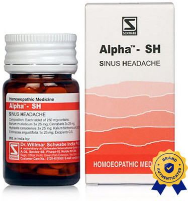 Dr.Willmar Schwabe India Alpha-Sh Sinus Headache Tablets(20 g)