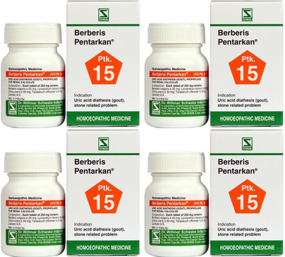 Dr.Willmar Schwabe India Berberis Pentarkan , Tablets(4 x 20 Units)