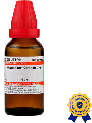 Dr.Willmar Schwabe India Manganum Carbonicum 6 CH Dilution(2 x 30 ml)