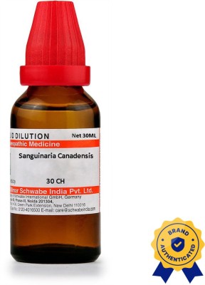 Dr.Willmar Schwabe India Sanguinaria Canadensis 30 CH Dilution(3 x 30 ml)