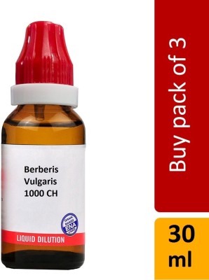Bjain Berberis Vulgaris 1000 CH Dilution(3 x 30 ml)