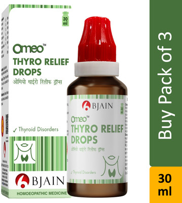 Bjain Omeo Thyro Relief Drops N/A Liquid(3 x 30 ml)