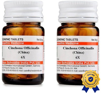 Dr.Willmar Schwabe India Cinchona Officinalis (China) 6X Tablets(2 x 20 g)