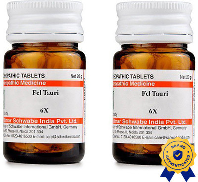 Dr.Willmar Schwabe India Fel Tauri 6X Tablets(2 x 20 g)