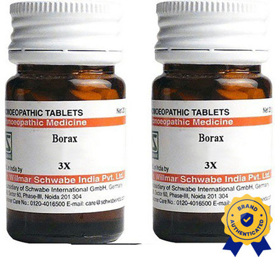 Dr.Willmar Schwabe India Borax 3X Tablets(2 x 20 g)