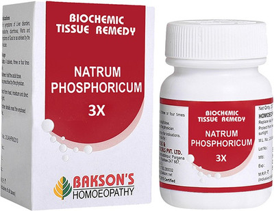 Bakson's Homoeopathy Natrum Phosphoricum 3X Tablets(250 Units)