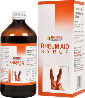 Bakson's Homoeopathy Rheum Aid Syrup(4 x 450 ml)