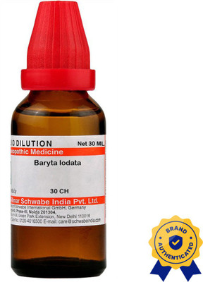 Dr.Willmar Schwabe India Baryta Iodata 30 CH Dilution(3 x 30 ml)