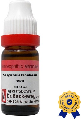 Dr. Reckeweg Sanguinaria Canadensis 30 CH Dilution(4 x 11 ml)