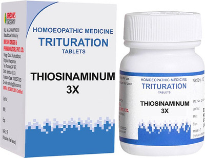 Bakson's Homoeopathy Thiosinaminum 3X Tablets(100 Units)
