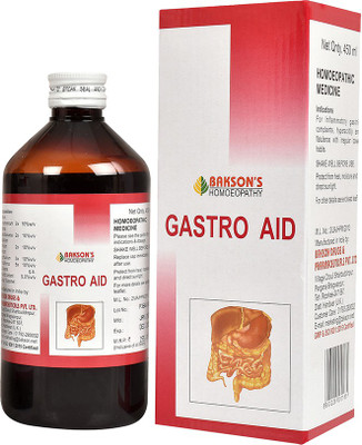 Bakson's Homoeopathy Gastro Aid Syrup(2 x 450 ml)