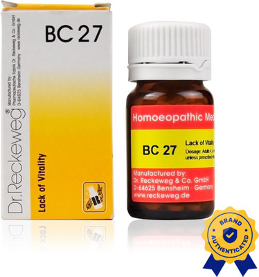 Dr. Reckeweg Biocombination No. 27 Tablets(2 x 20 g)