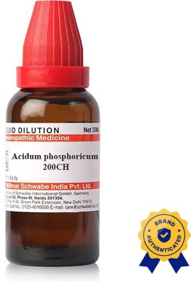 Dr.Willmar Schwabe India Acidum Phosphoricum 200CH Mother Tincture(3 x 30)