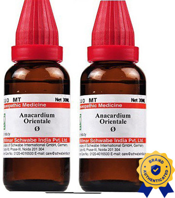 Dr.Willmar Schwabe India Anacardium Orientale Q Liquid(2 x 30 ml)