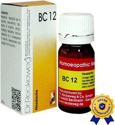 Dr. Reckeweg Bio-Combination 12 (Bc 12) Tablets(2 x 20 g)