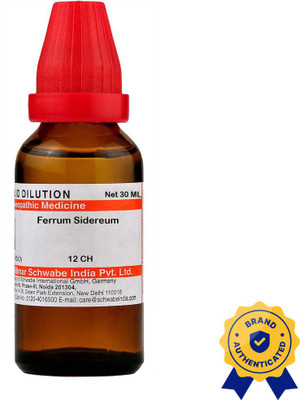 Dr.Willmar Schwabe India Ferrum Sidereum 12 CH Dilution(2 x 30 ml)