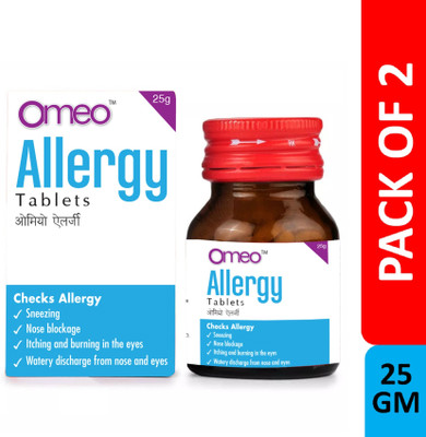 Bjain Omeo Allergy Tablets(2 x 25 g)