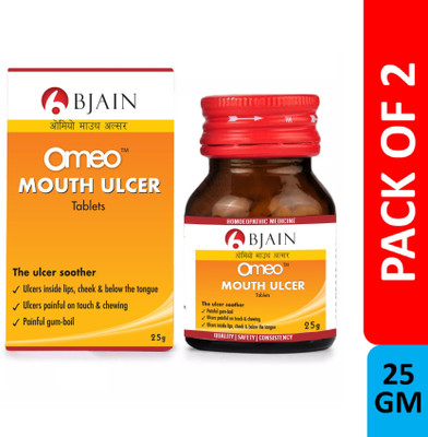 Bjain Omeo Mouth Ulcer Tablets(2 x 25 g)