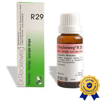 Dr. Reckeweg R29-Vertigo, Syncope Drops(4 x 22)